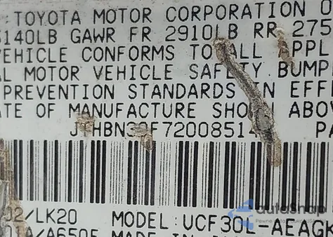 2002 Lexus Ls 430 from USA, damaged, VIN JTHBN30F720085145